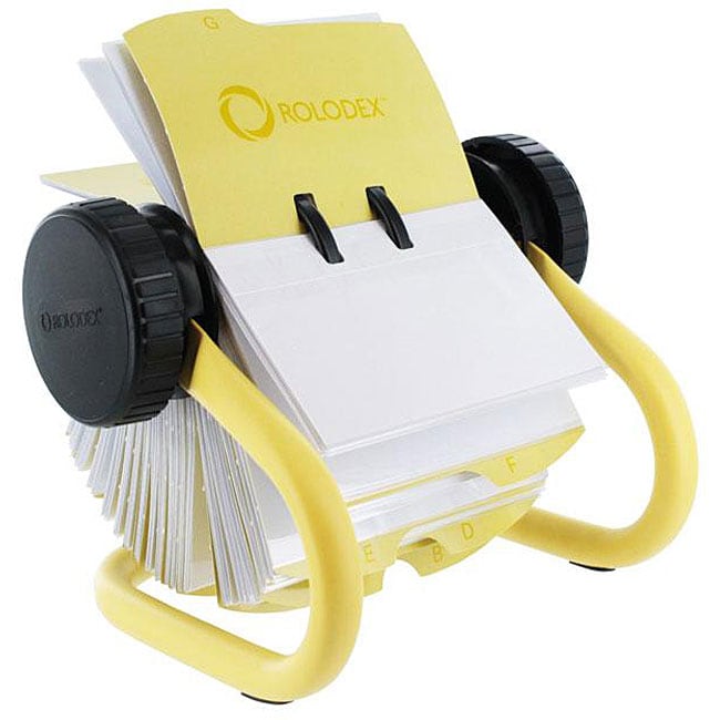 Rolodex Open Rotary 200 Sleeve Business Card File Free