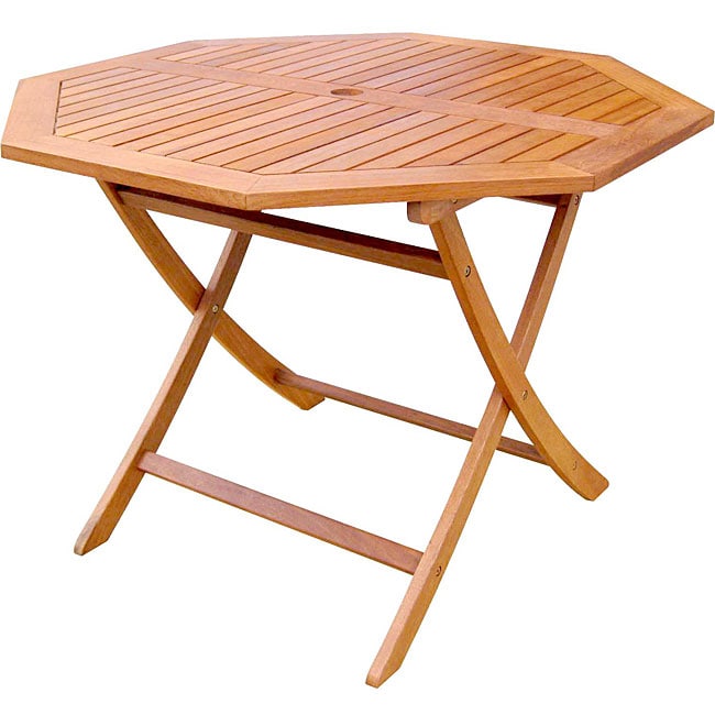 Royal Tahiti Yellow Balau Hardwood Octagonal Table