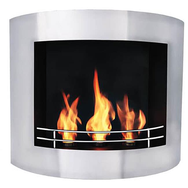 Wall mounted Silvio Bio Ethanol Fireplace  