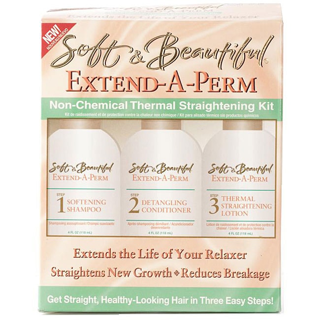 Soft & Beautiful Extend A Perm Non Chemical Thermal Straightening Kit 