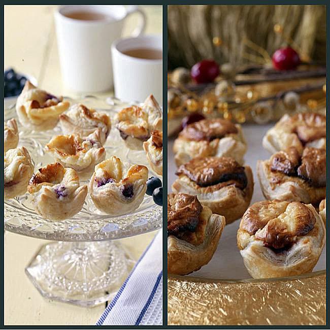 Dessert/ Brunch Pastry Kisses (2 Trays of 12 Pastries)  