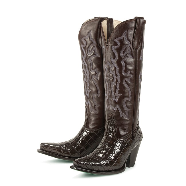 Lane Womens Dundee Brun Cowboy Boots  