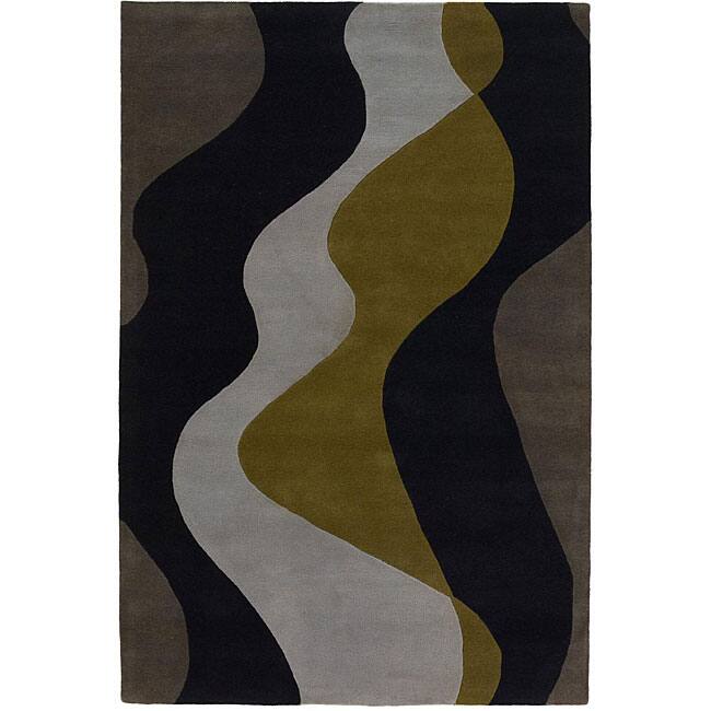 Hand-tufted Mandara New Zealand Wool Rug (9' x 13')