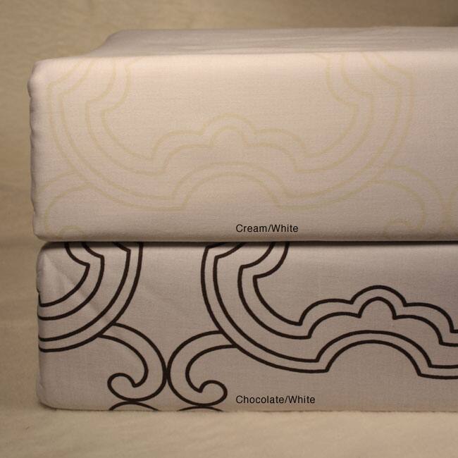 Regency Home 300 Thread Count Puzzle Print Duvet Cover Set