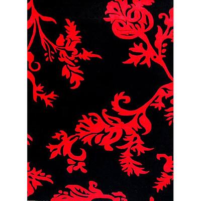 Alliyah Handmade Black New Zealand Blend Wool Rug - 5' x 8'