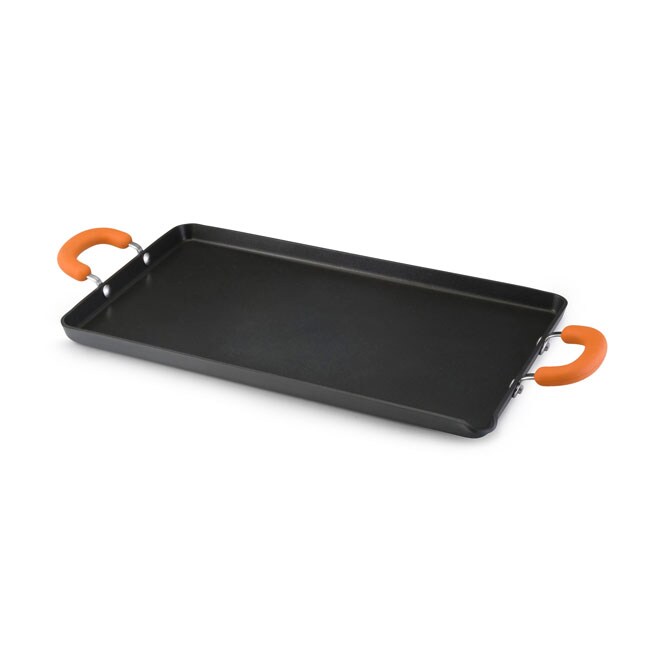 Rachael Ray Hard Anodized Double Burner Griddle  