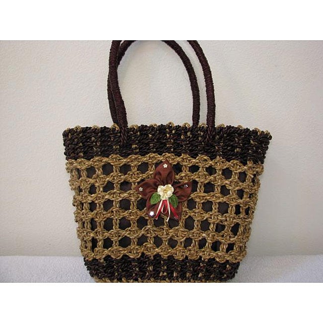   natural single flower tote bag indonesia today $ 19 99 