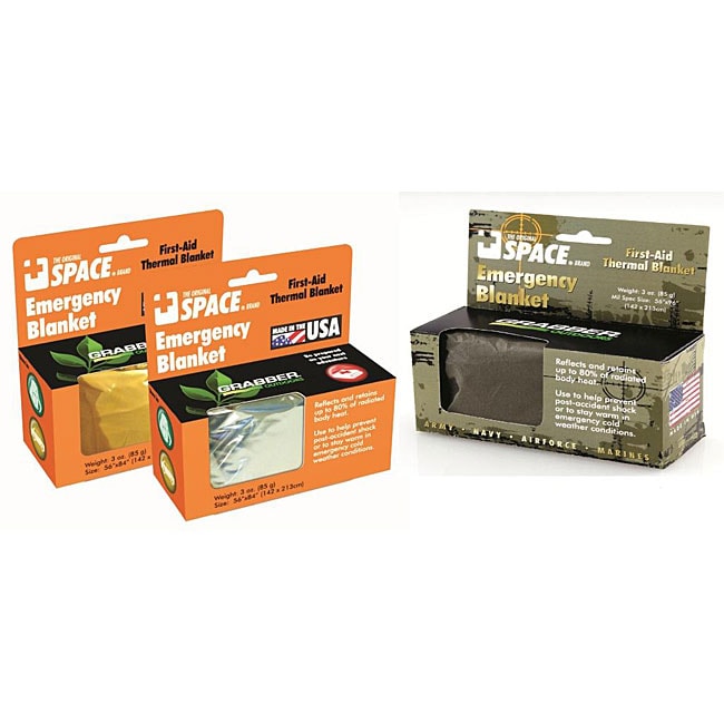 SPACE Brand Thermal Super Insulator Emergency Blanket