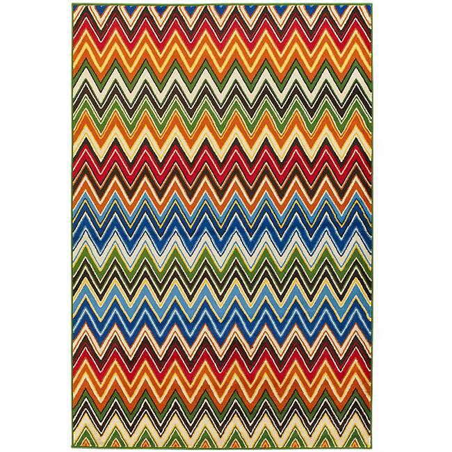 Mandara Multicolor Geometric Rug - multi