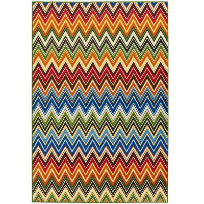 Mandara Multi-color Geometric Rug (8' x 11') - multi