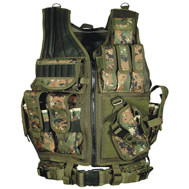 UTG Deluxe Marine Digital Camo Tactical Airsoft Vest - Free Shipping ...