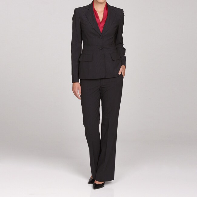 Anne Klein Women's Two-piece Pant Suit - 12964077 - Overstock.com ...