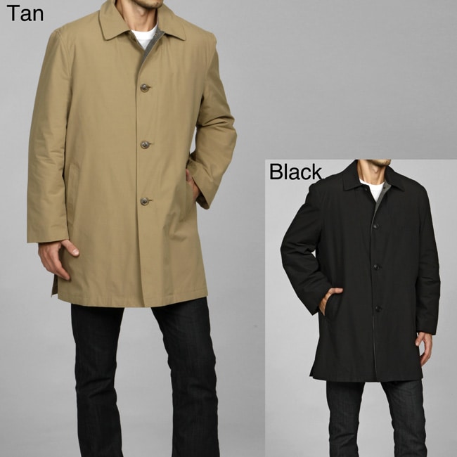 Joseph Abboud Men's 3/4-length Zip-out Liner Raincoat - Free Shipping ...
