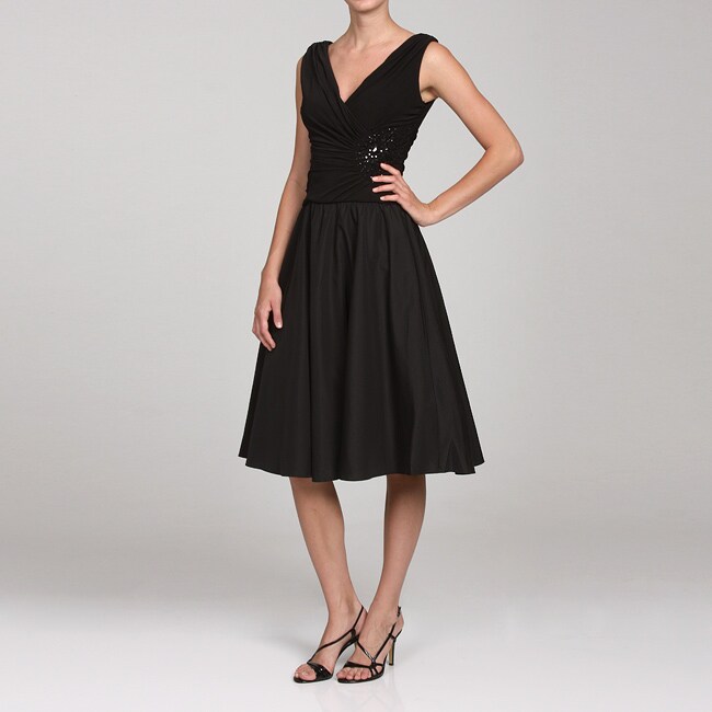 Jessica Howard Sleeveless Gathered Dress - 12964809 - Overstock.com ...