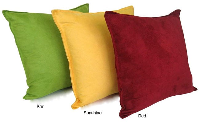 Suede Decorative Pillows (Set of 2)  