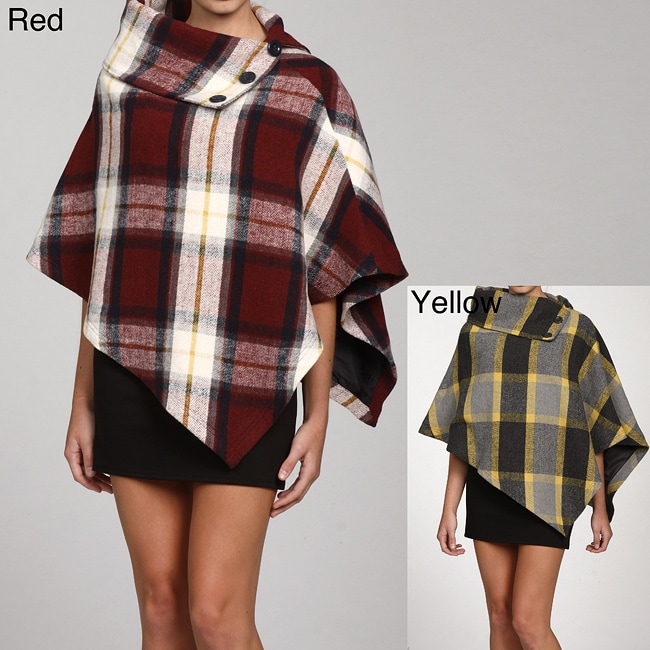 Last Kiss Womens Patterned Fashion Poncho  