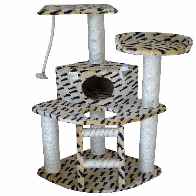 GoPetClub Scratchet and 50 inch Cat Tree  