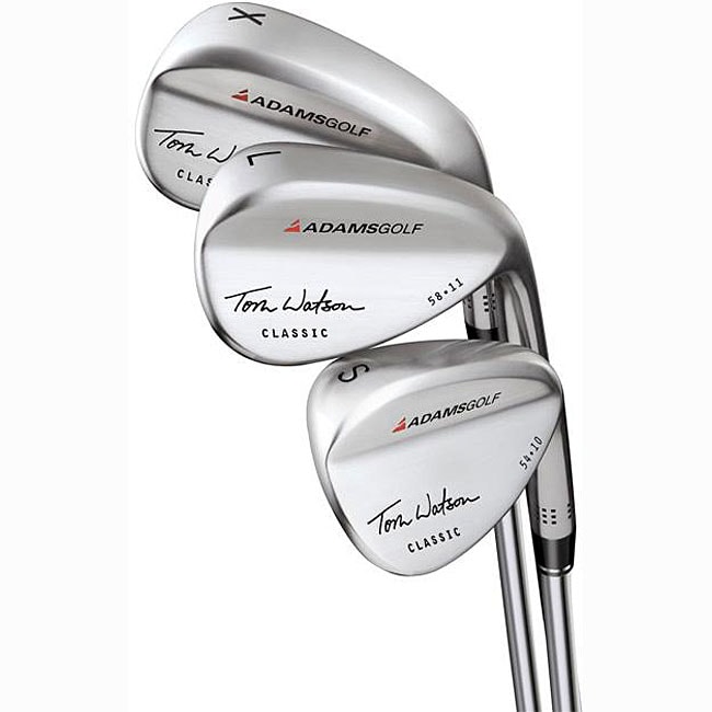 Adams Mens Tom Watson Classic (54/SW, 58/ LW, 64/ X LW) 3 Wedge Set 