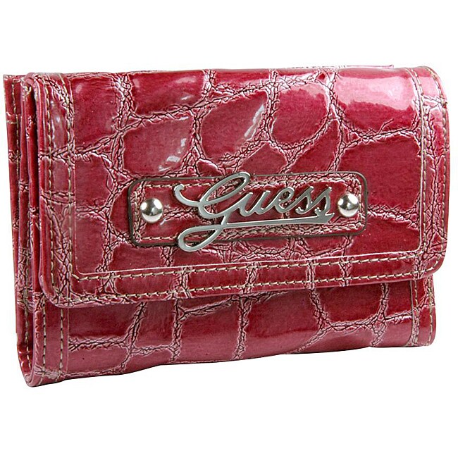 guess wallet pink