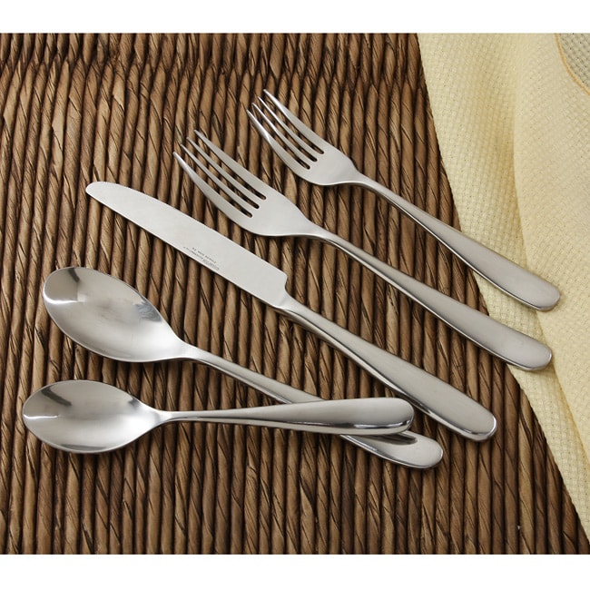 Hampton Forge Marguerite Mirror 20 piece Flatware Set