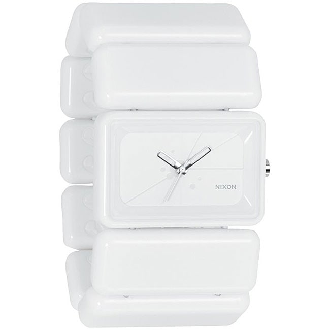 Nixon Womens Vega White Polycarbonate Watch  