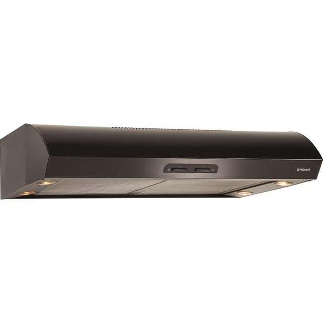 Broan Evolution 1 Series 36 inch Black Under cabinet Range Hood