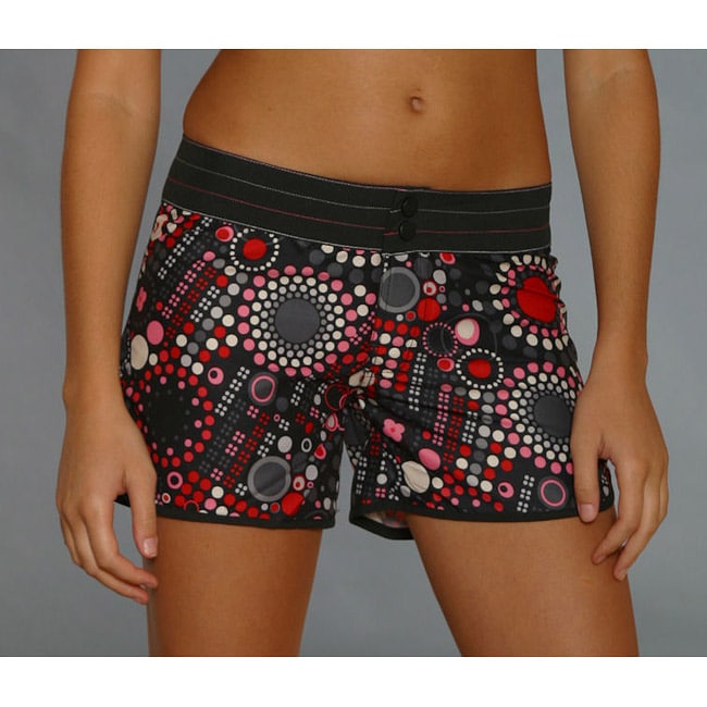 PipeLine Juniors Hot Dots Board Shorts (Black)  