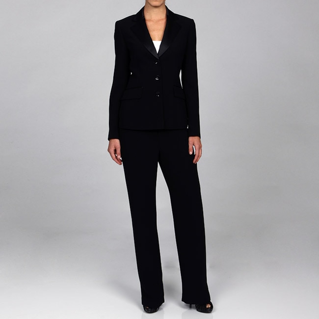 Jones New York Women's 2-piece Tuxedo Inspired Pant Suit - Free ...