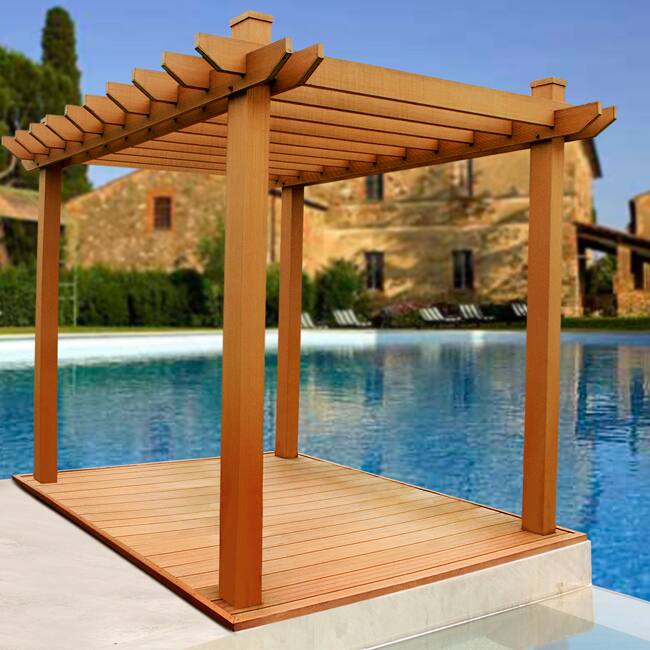 Outdoor Wood Composite Pergola
