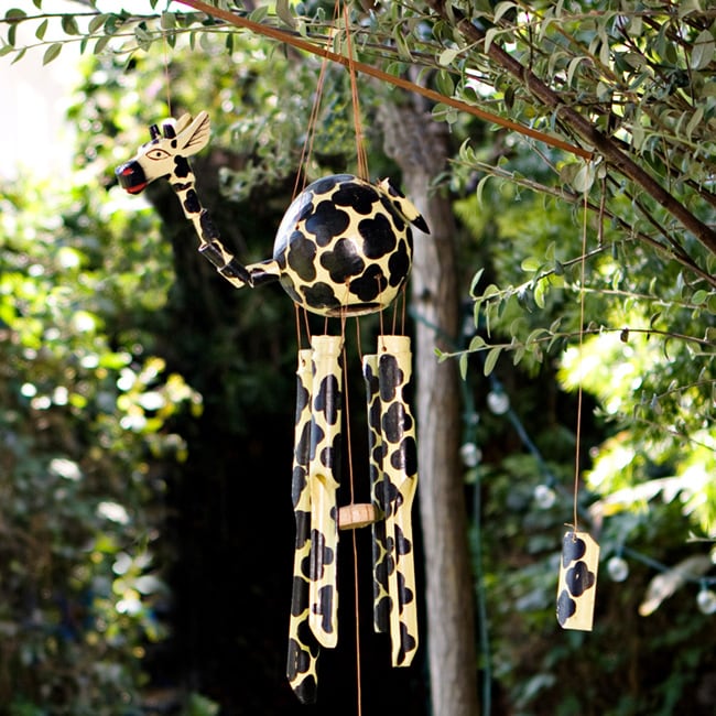Bamboo Giraffe Wind Chime Indonesia Com Ping Bamboo Giraffe Wind Chime