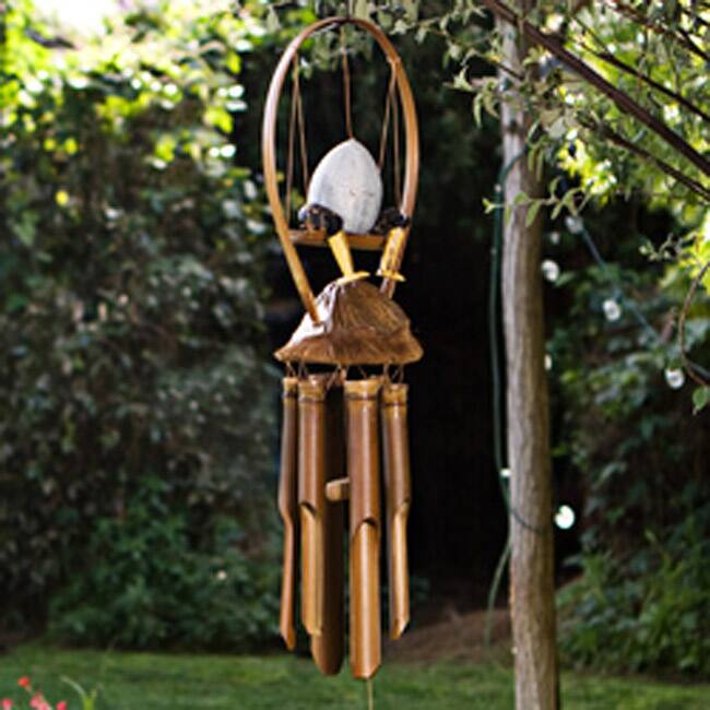 Bamboo 'Egg on Legs' Wind Chime (Indonesia)