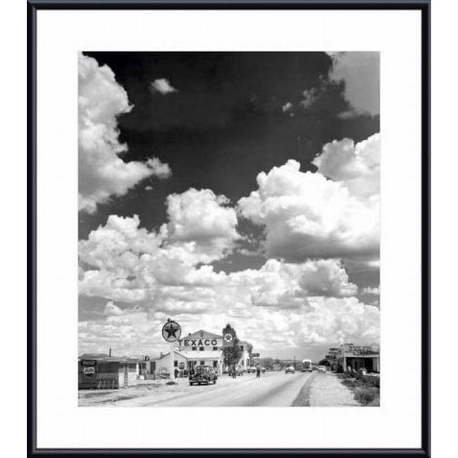 Andreas Feininger Texaco Gas Station on Route 66, Arizona Framed