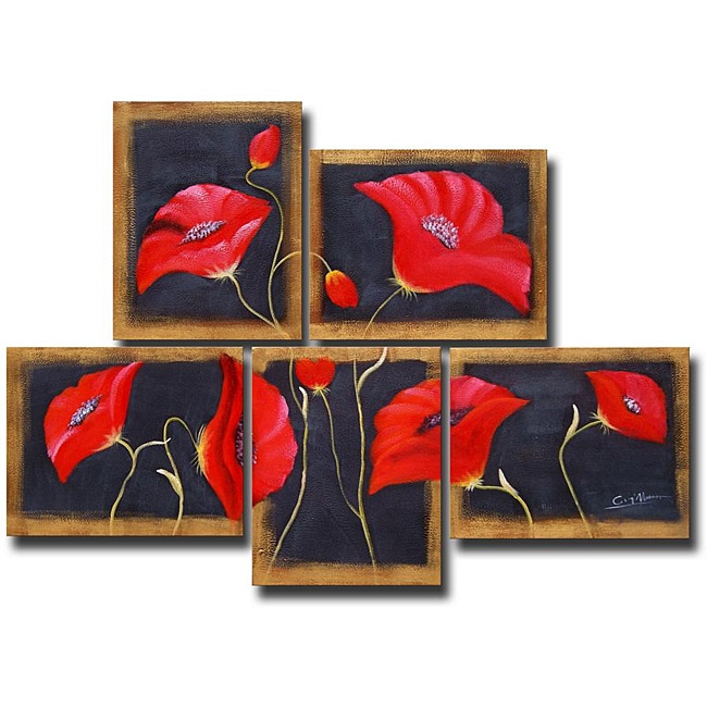 Flower 215 5 piece Art Set