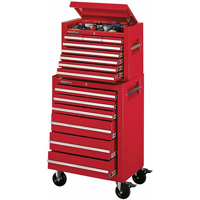 Stack-On Remline 26-inch Wide 14-drawer Cabinet Combo