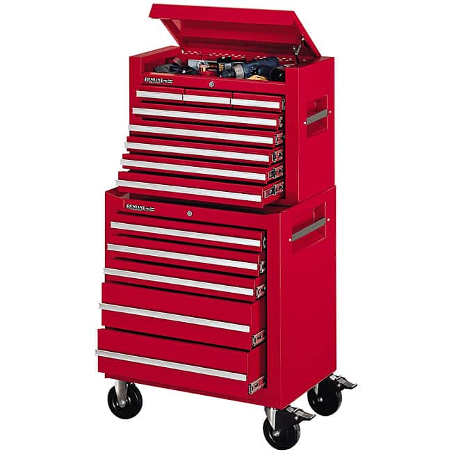 Stack-On Remline 26-inch Wide 13-drawer Chest Cabinet Combo