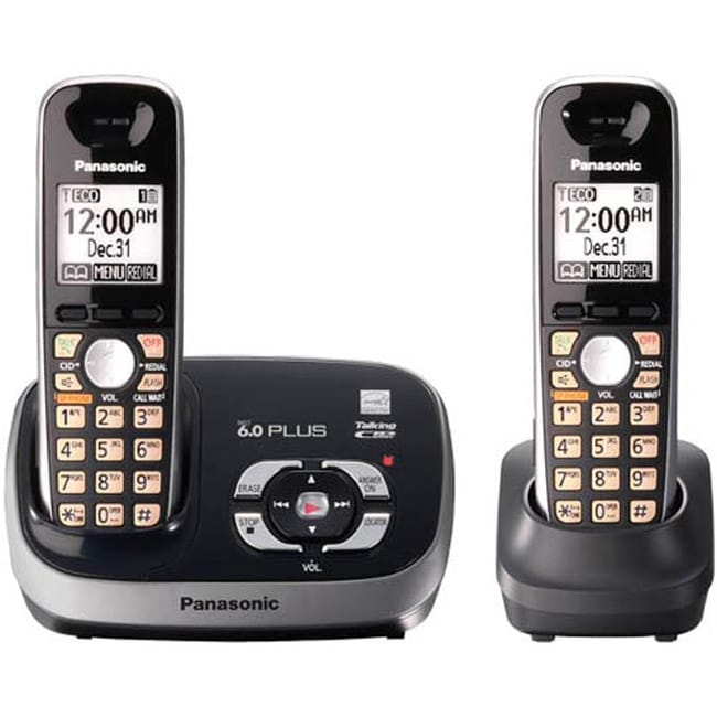   TG6532B Expandable Digital Cordless Phone w/ 2 Handsets (Refurbished