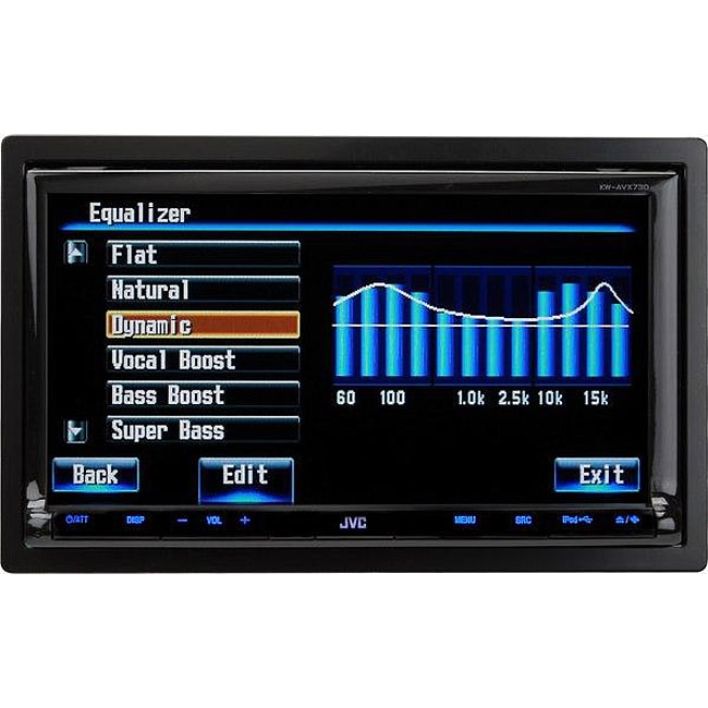 JVC KW AVX730 In dash DVD Receiver  