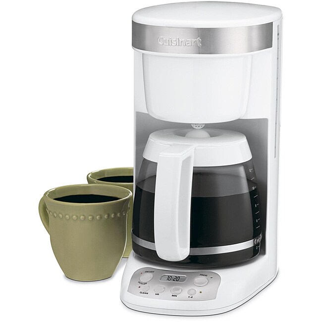 Continental Electric 4 Cup White Coffee Maker  