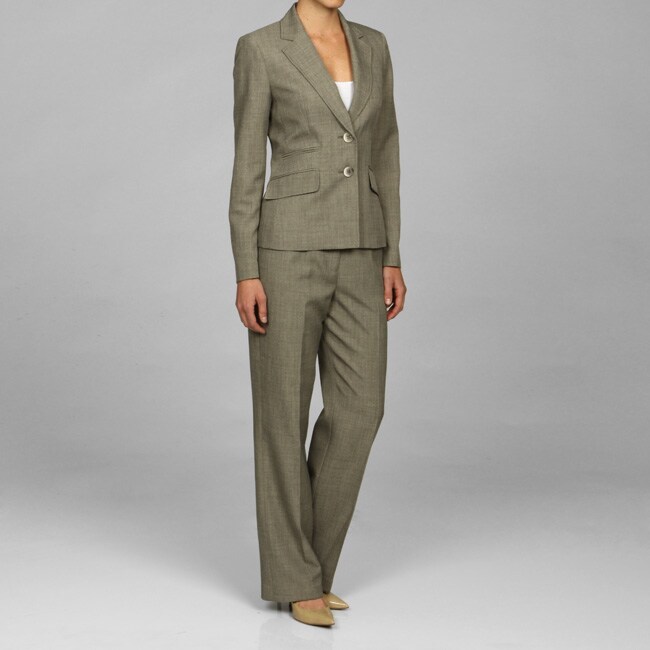 Kasper Women's 2-button Melange Pant Suit - Free Shipping Today ...