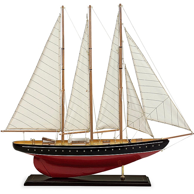 Regent Large Red Shark Sailboat