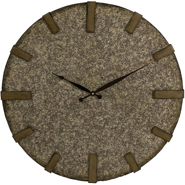 Marble Argento Stone Wall Clock  