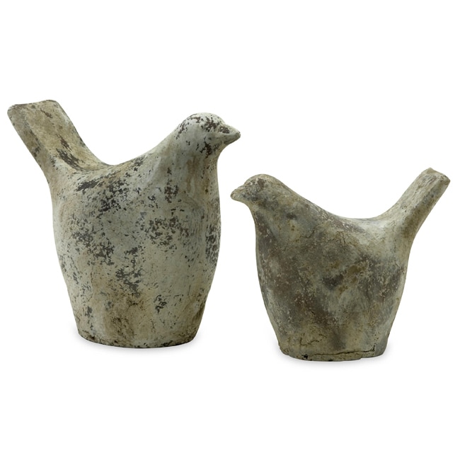 Set Of 2 Terracotta Argento Love Birds