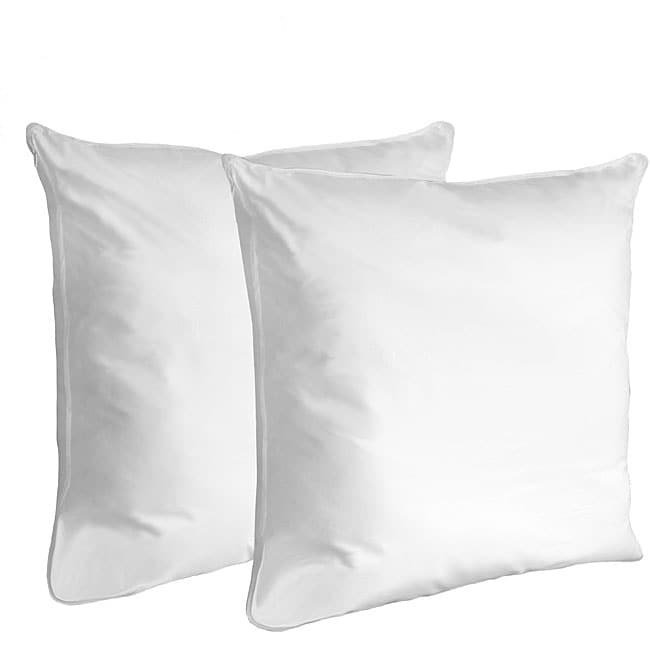 Down Alternative European Square Pillows (Set of 2)  