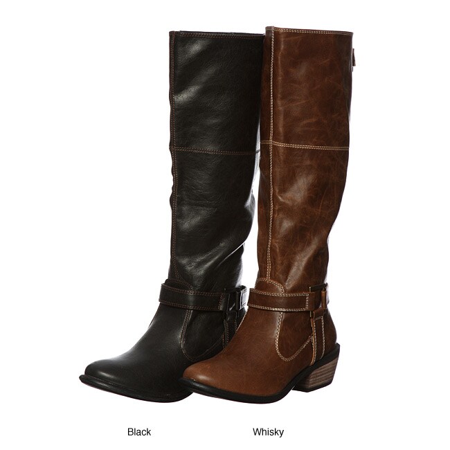 Restricted 'Gun Smoke' Women's Western Boots - 13018556 - Overstock.com ...