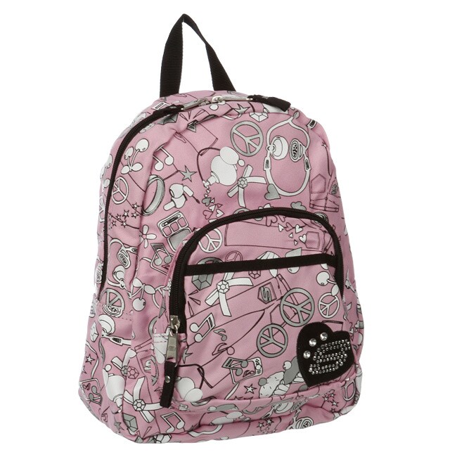 Skechers Pink Conversation 12-inch Mini Backpack - Free Shipping On ...