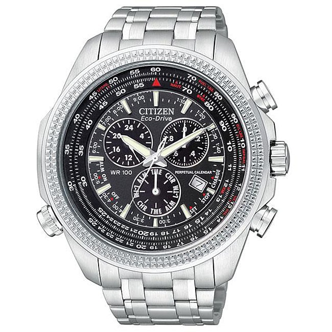 Citizen Mens Eco Drive Perpetual Calendar Chronograph Watch