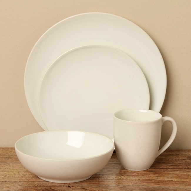 Shop Noritake Colorwave Cream 16-piece Dinnerware Set - Free ... Shop Noritake Colorwave Cream 16-piece Dinnerware Set - Free ...