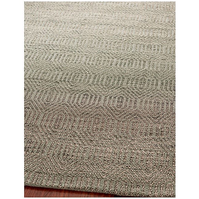 Hand woven South Hampton Southwest Grey Rug (8 X 11)