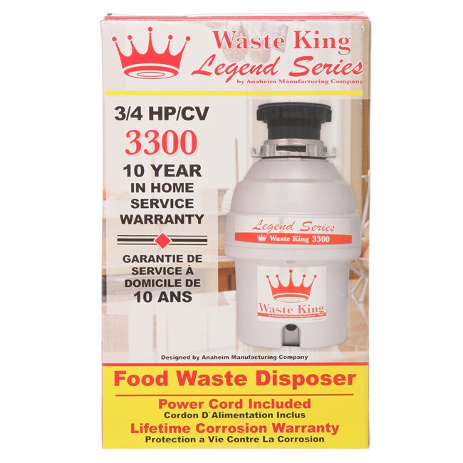 Waste King L 3300 Garbage Disposer Free Shipping Today Waste King L 3300 Garbage Disposer