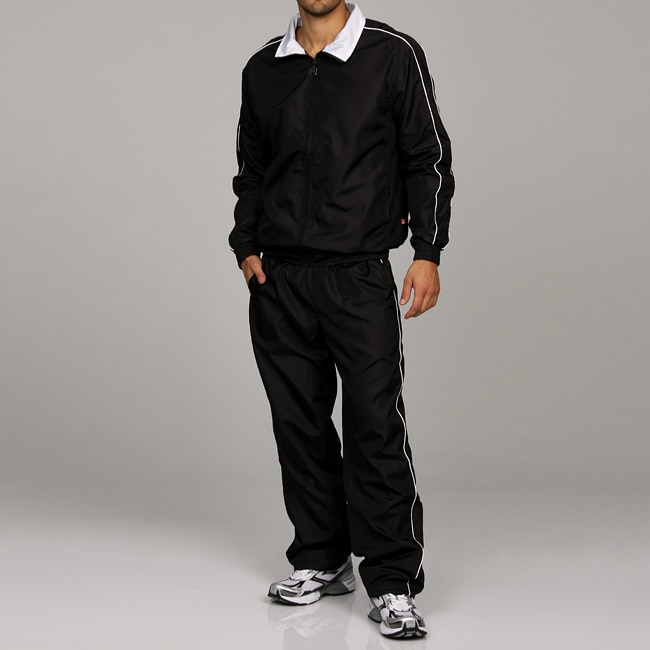 NBN Gear Men's Black Track Suit - Overstock™ Shopping - The Best Prices ...